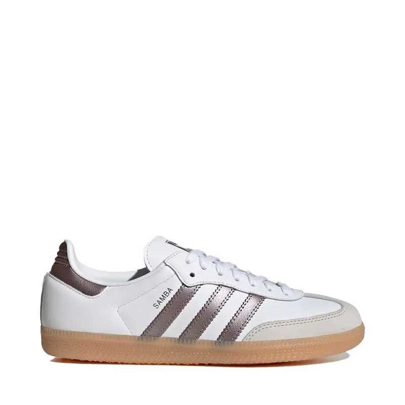 Adidas Samba Branco e Prata