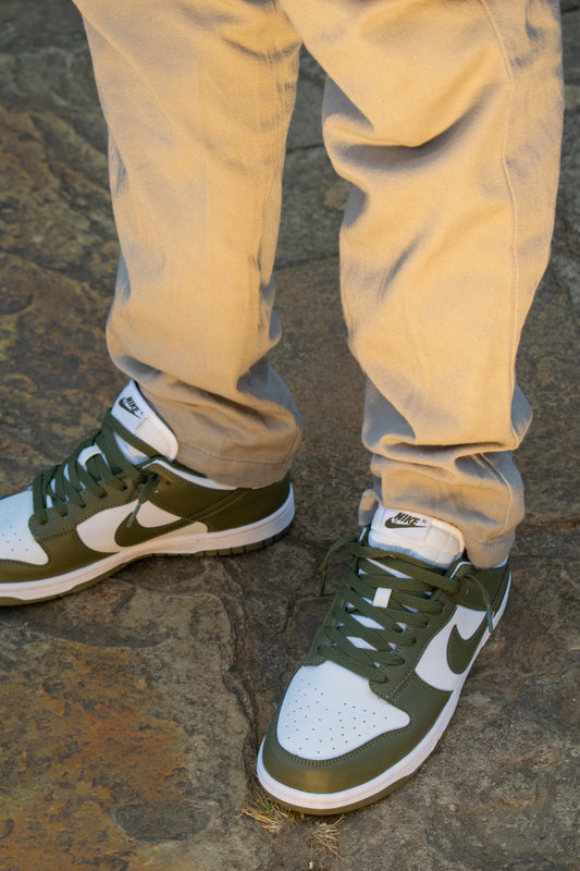 Dunk Low Branco e Verde
