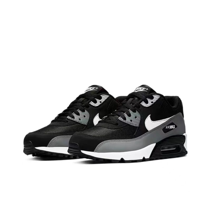 Air Max 90 Preto Branco e Cinza